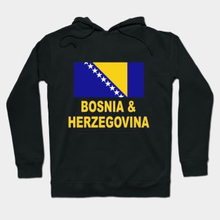 The Pride of Bosnia and Herzegovina - National Flag Design Hoodie